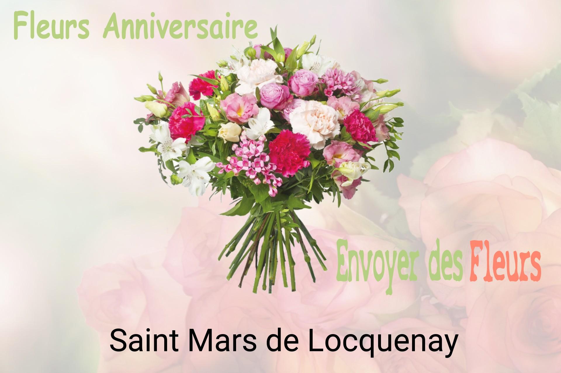 Bouquet de fleurs d’anniversaire livré à Saint-Mars-de-Locquenay